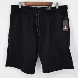 Southpole Mens Authentic Collection Shorts‎ XL Black Drawstring Casual NWT